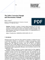 The Defect Correction Principle and Discretization Methods