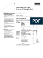 Dow Corning® 895 Structural Glazing Sealant: Product Information