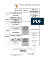 Timetable for International Program 2012-2013 _ Section B