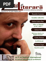 Revista Zona Literara NR 7-8 Iulie-August 2013 Pentru Int