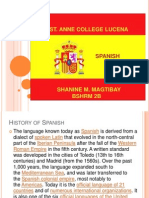 History and Culture of Spanish Language