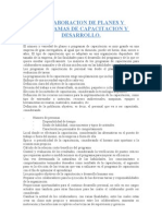 5.6 Elaboracion de Planes Y Programas de Capacitacion Y Desarrollo