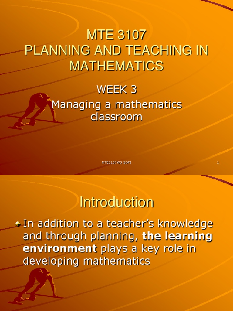 Classroom Management in Math Teaching | PDF | Communication | Teaching ...