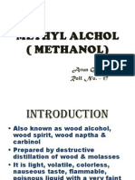 Methyl Alcohol Poisoning