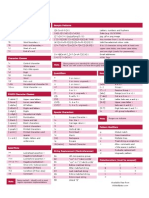 Regular Expressions Cheat Sheet v2