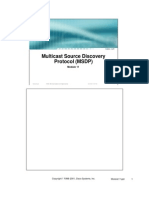 Multicast Source Discovery Protocol (MSDP) : 1 Module11.ppt 1998-2001, Cisco Systems, Inc