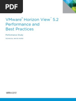 Vmware Horizon View Best Practices Performance Study