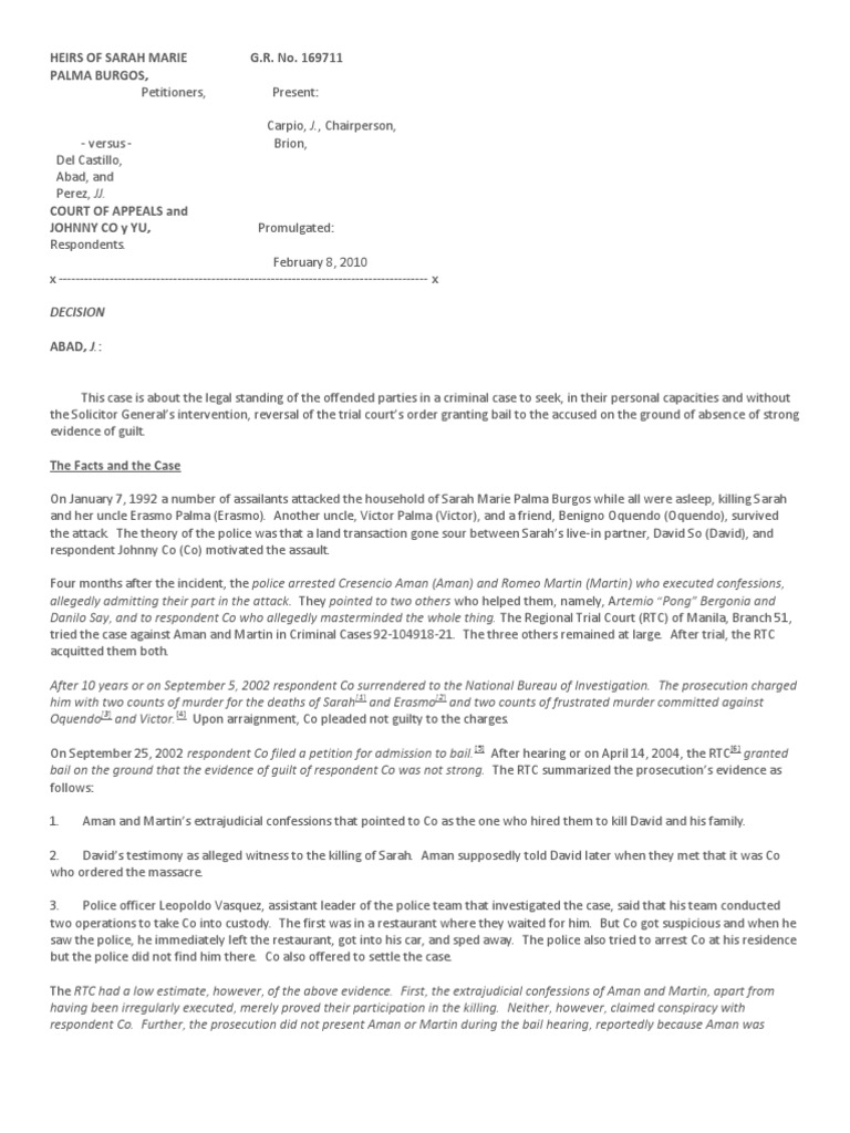 The Legal Standing Of Offended Parties In A Criminal Case To Challenge