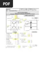 Moment Connection Beam Column IS & BS SECTION FOR IS800