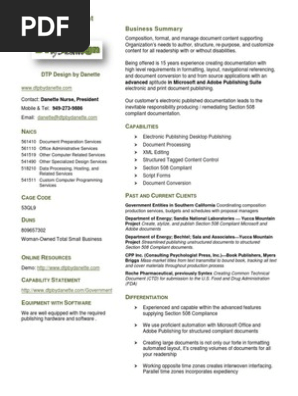 capability statement