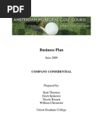 Download Golf Course Business Plan - Union College 2009 by flippinamsterdam SN16727287 doc pdf
