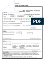 Leave Transaction Form