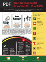The Non-Governmental Organisations’ Act No. 16 of 2009