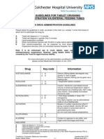 Guidelines For Tablet Crushing and Administration Via Enteral Feeding Tubes PDF