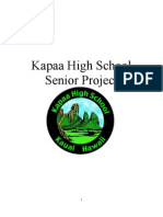 Kapaa High School Senior Project Guide
