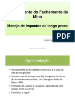 Planejamento de Fechamento de Uma Mina