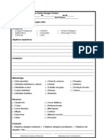 Modelo de Esquema de Plano de Aula