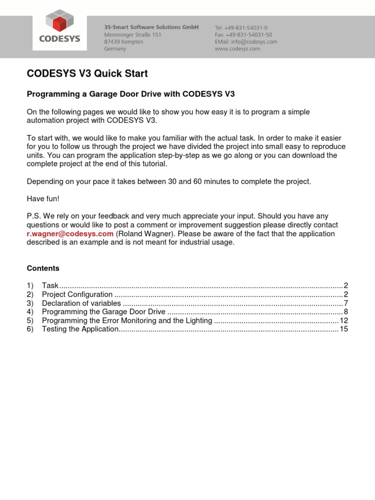 Codesys Quick Start e | PDF | Icon (Computing) | Computing