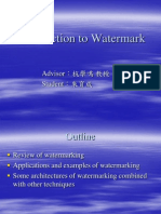 Introduction To Watermark