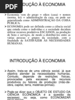 Aula 01 - Introdução a economia