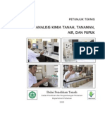 Analisis Kimia Tanah, Tanaman, Air, Dan Pupuk