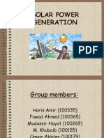 Solar Poewer Generation