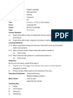 Lesson Plan (Song) 2