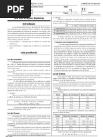 476 Leis Das Reacoes Quimicas