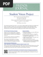 Download Friends Journal Student Voices Project Flyer by FriendsJournal SN167327357 doc pdf