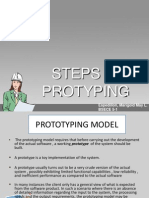 Steps in Prototyping Model