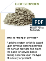 Pricing of Services