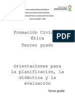 Orientaciones para la planificación, la didactica y la evaluacion.