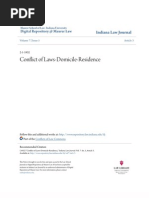 Law of Domicile PDF