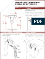 Instrucciones de Instalación. Semi Pedestal - 5 PDF