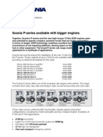 Scania P-Series Available With Bigger Engines: 360 HP 1850 NM Euro 5 13-Litre EGR 400 HP 2100 NM Euro 5 13-Litre EGR