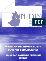 Miomatosis e Histeroscopia