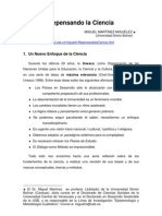 Repensando La Ciencia Miguel Martinez PDF