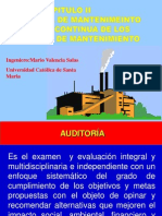 Capitulo II Ing de Mantenimiento Auditoria de Mantenimiento