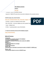 Steps To Establish The MySQL Database Connection