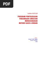 Download Metode Numerik Gauss Jordan Menggunakan MATLAB by Lionel Zakhy SN16739613 doc pdf