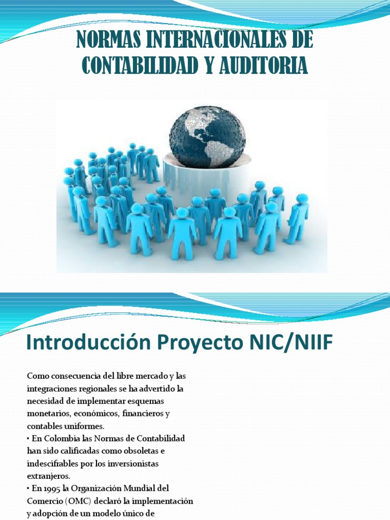 Normas Internacionales de Contabilidad y Auditoría | PDF | normas ...
