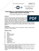 DEVELOPMENT OF A COMPUTER BASED LEARNING TOOL FOR UNDERSTANDING AIRCRAFT STRUCTURES