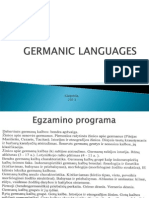 1. Germanic hghjklLanguages
