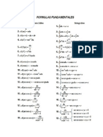 Tabla de Integrales