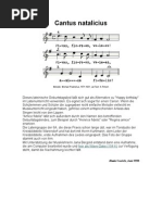 Cantus natalicius