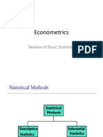 review of bas stats for econometric success