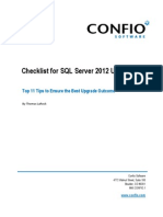 Checklist for SQL Server 2012 Upgrade WP Confio Feb2013a