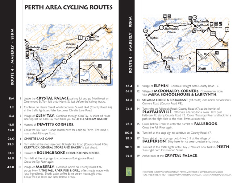 Perth Area Cycling Route Guide | PDF | Leisure | Nature