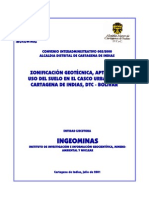 Informe Zonificación Cartagena INGEOMINAS 2001