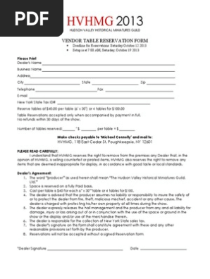 Vendor Form